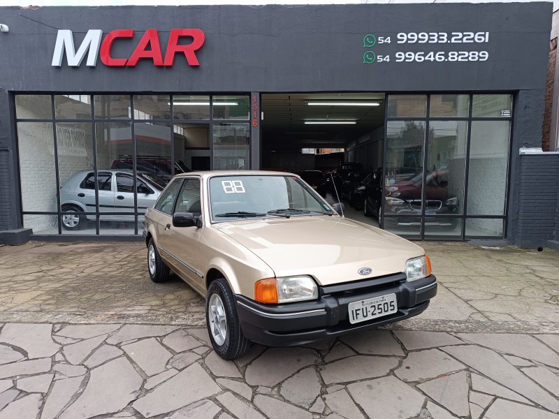 escort 1.6 gl 8v gasolina 2p manual 1988 flores da cunha