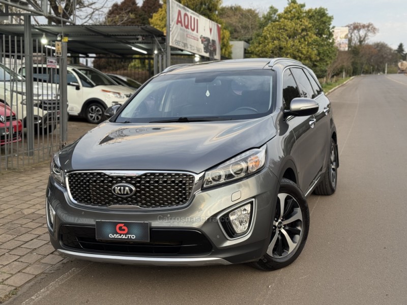 SORENTO 3.3 EX V6 24V GASOLINA 4P 7 LUGARES AUTOMATICO - 2016 - NOVA PRATA