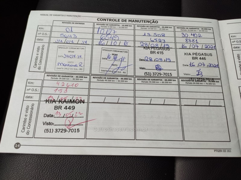 SPORTAGE 2.0 EX 4X2 16V FLEX 4P AUTOMÁTICO - 2018 - VENâNCIO AIRES