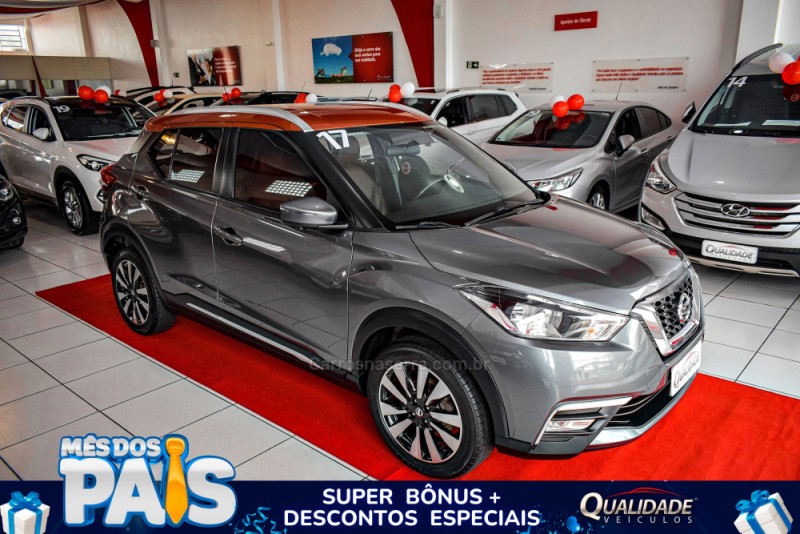 kicks 1.6 16v flex sl 4p xtronic 2017 santa cruz do sul