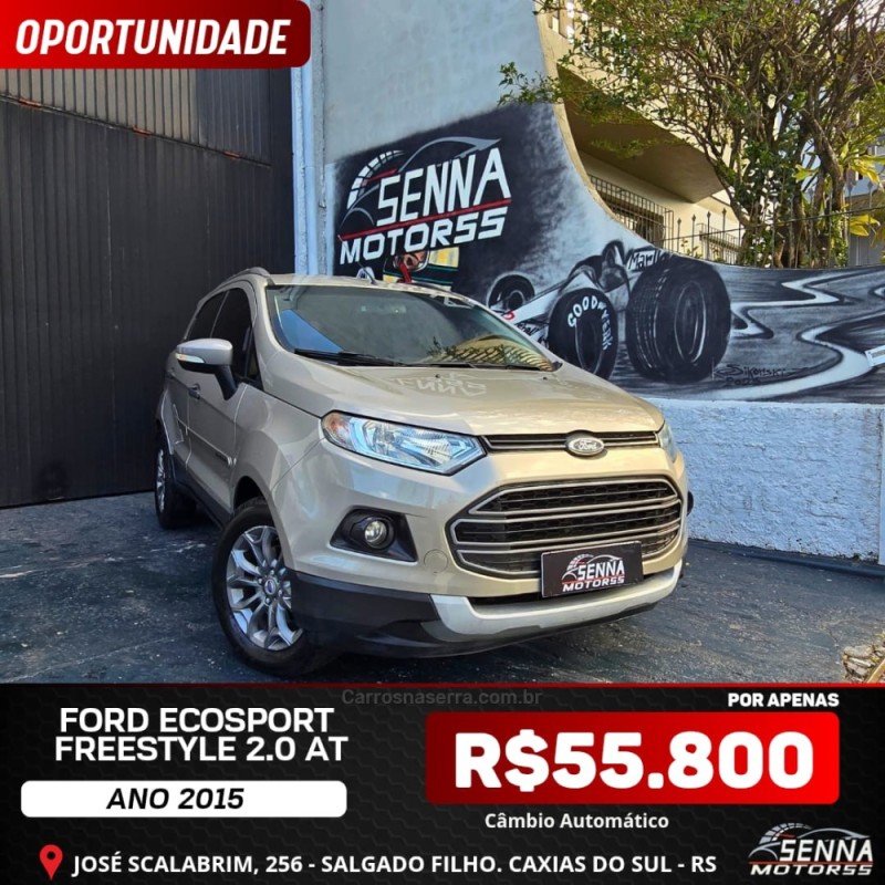 ECOSPORT 2.0 FREESTYLE 16V FLEX 4P AUTOMÁTICO - 2015 - CAXIAS DO SUL