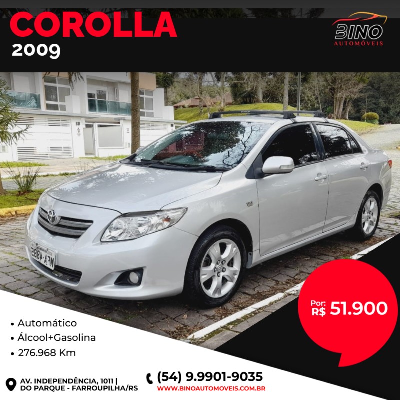 COROLLA 1.8 XEI 16V FLEX 4P AUTOMÁTICO