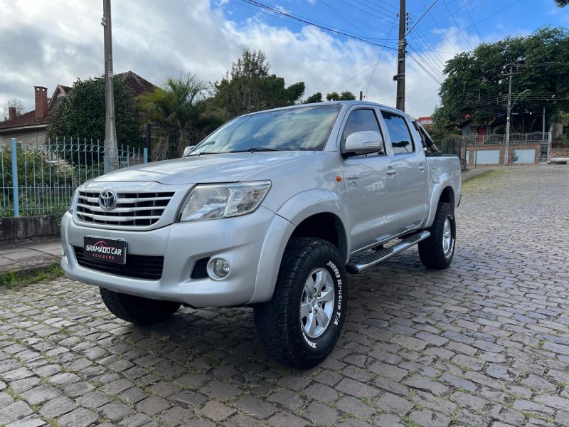 hilux 2.7 sr 4x2 cd 16v gasolina 4p automatico 2012 canela