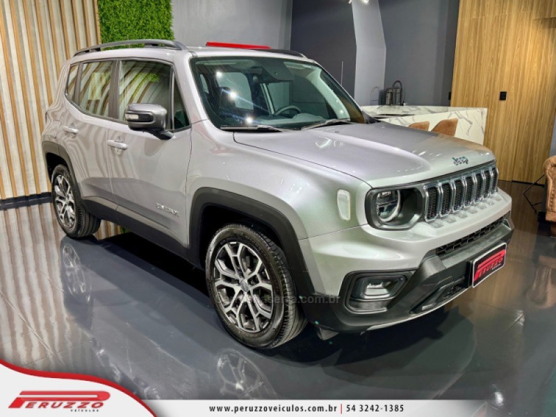 RENEGADE 1.3 LONGITUDE T270 TURBO FLEX 4P AUTOMÁTICO - 2022 - NOVA PRATA