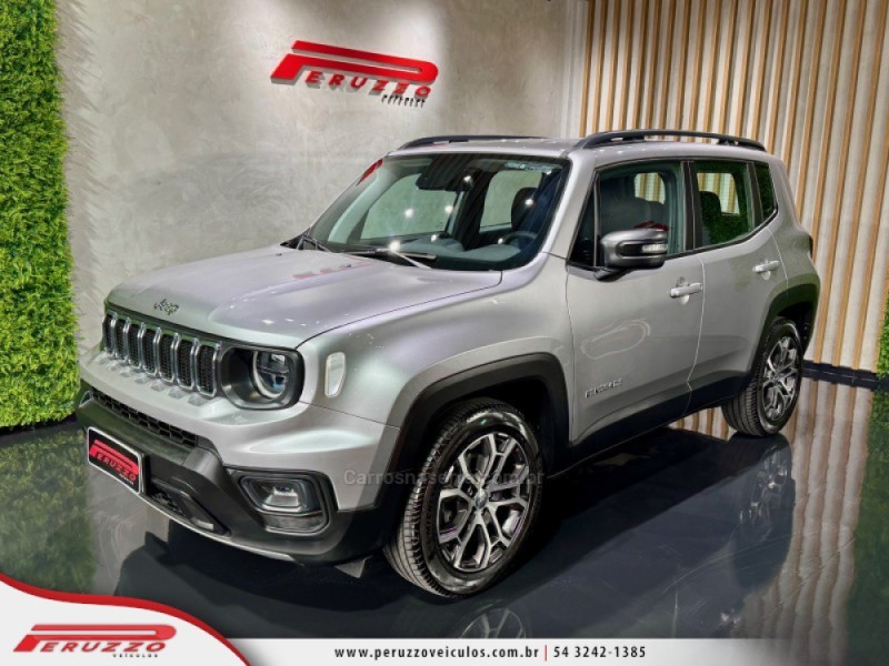 renegade 1.3 longitude t270 turbo flex 4p automatico 2022 nova prata
