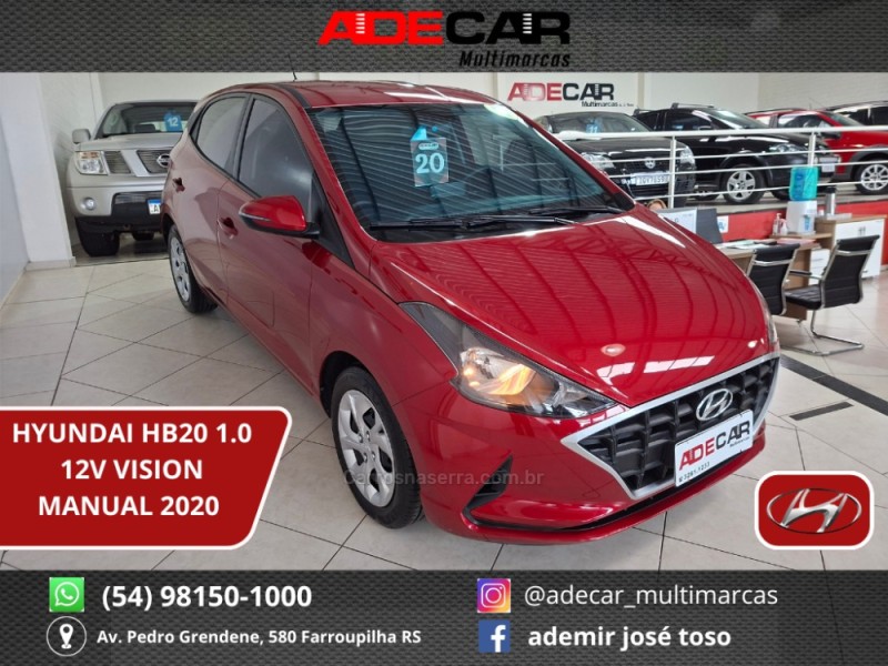 HB20 1.0 VISION 12V FLEX 4P MANUAL