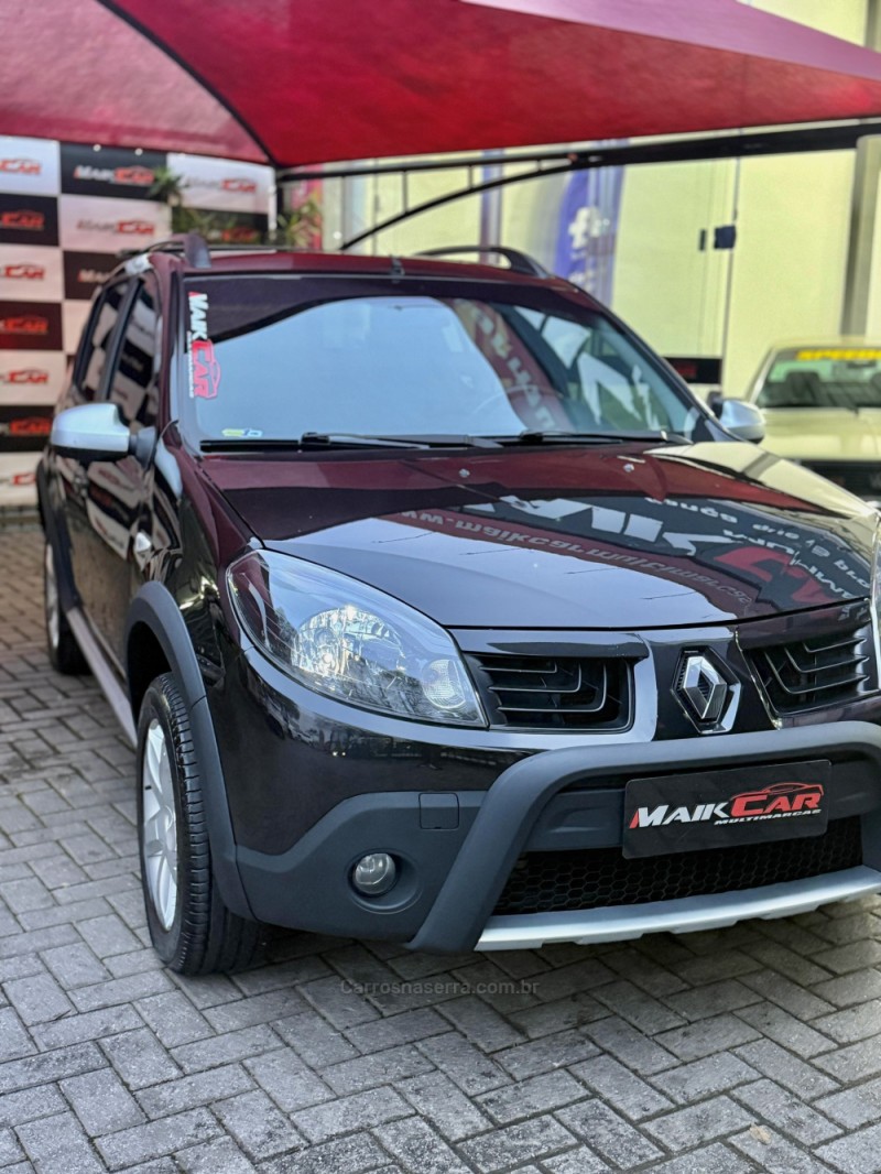 SANDERO 1.6 STEPWAY 16V FLEX 4P MANUAL - 2011 - ESTâNCIA VELHA