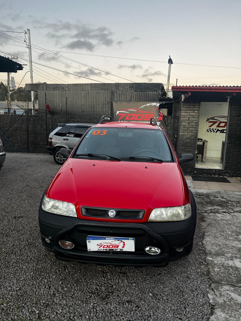 palio 1.6 mpi adventure weekend 16v gasolina 4p manual 2003 caxias do sul