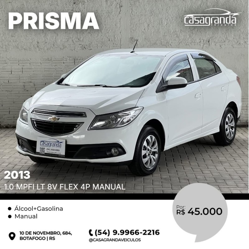 PRISMA 1.0 MPFI LT 8V FLEX 4P MANUAL