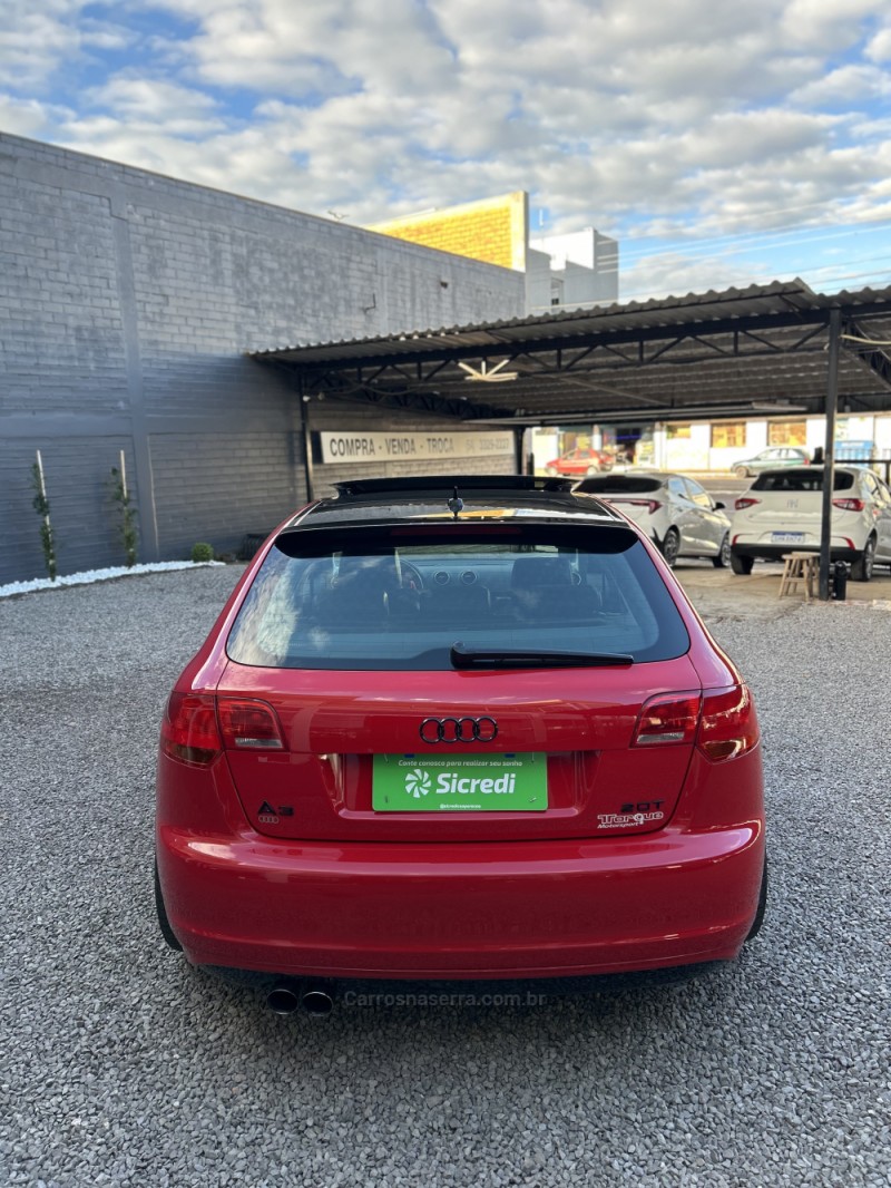 A3 2.0 TFSI SPORTBACK 16V GASOLINA 4P S-TRONIC - 2008 - CARAZINHO