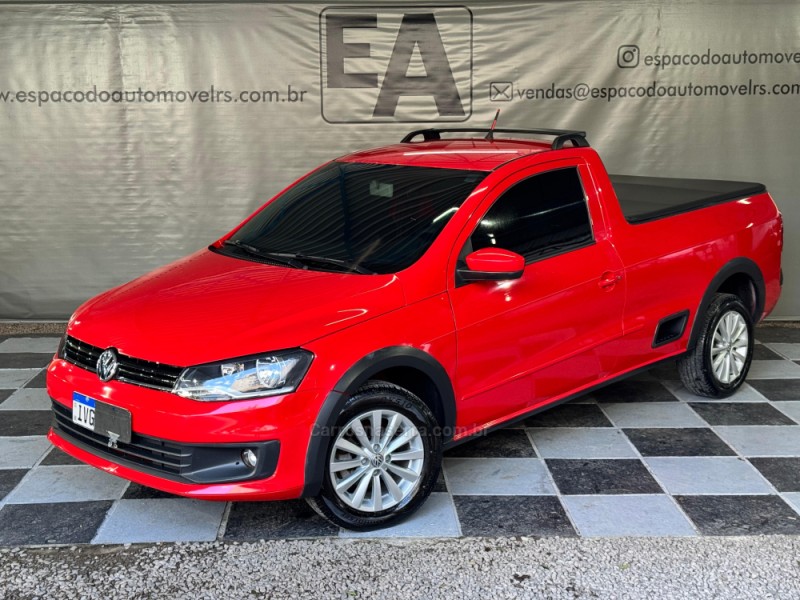 saveiro 1.6 mi trendline cs 8v flex 2p manual 2014 nova prata
