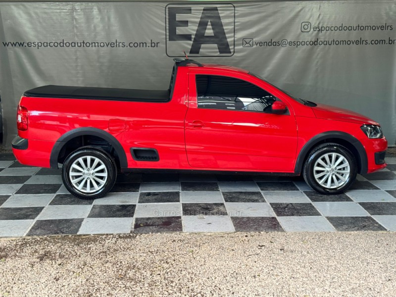 SAVEIRO 1.6 MI TRENDLINE CS 8V FLEX 2P MANUAL - 2014 - NOVA PRATA