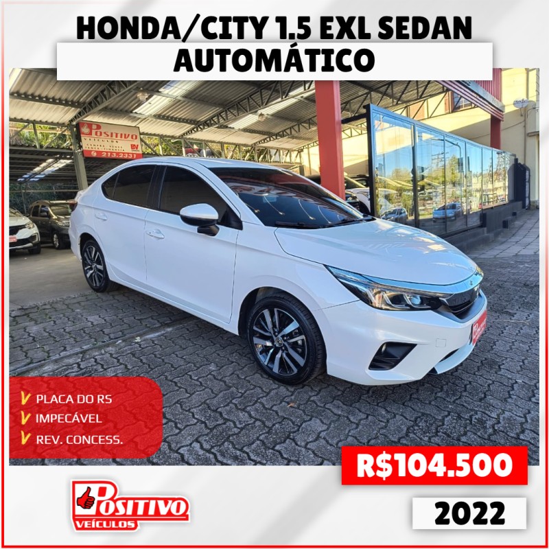city 1.5 exl 16v flex 4p automatico 2022 caxias do sul