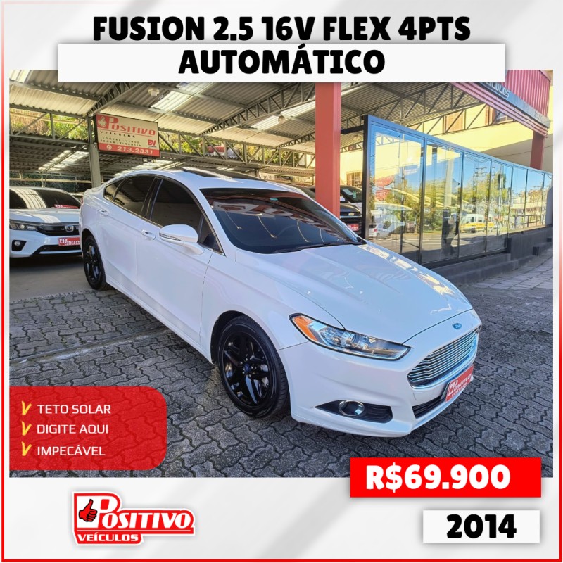fusion 2.5 16v flex 4p automatico 2014 caxias do sul