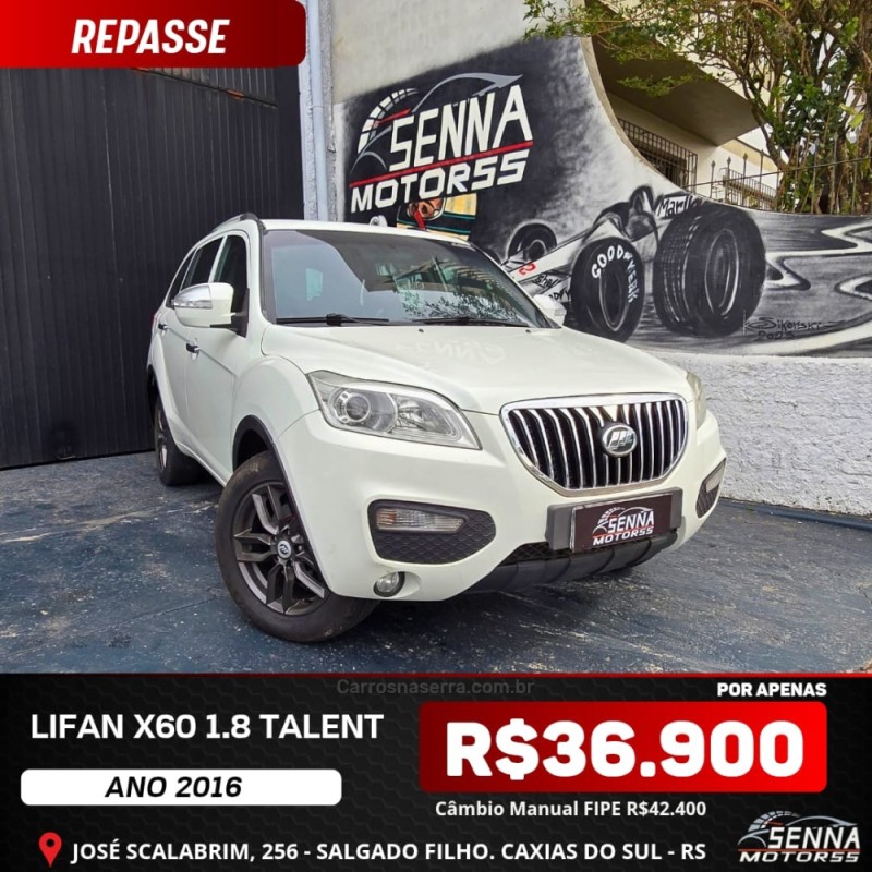 X60 1.8 TALENT 16V GASOLINA 4P MANUAL