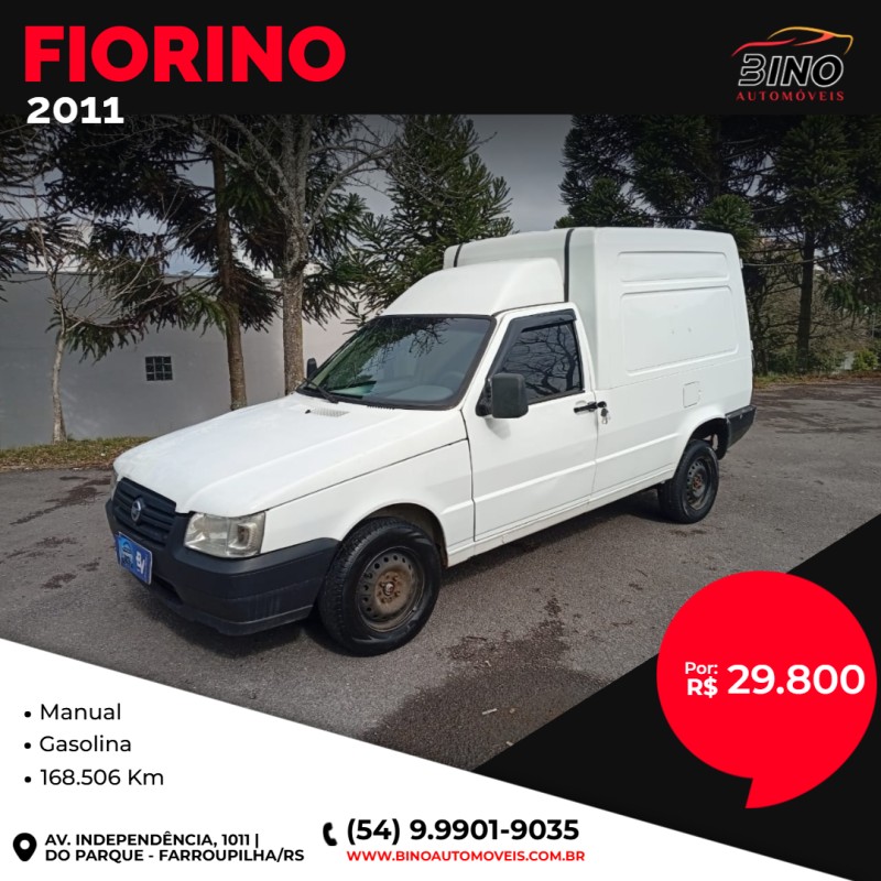FIORINO 1.3 MPI FURGÃO 8V FLEX 2P MANUAL - 2011 - FARROUPILHA