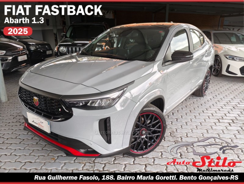 fastback 1.3 abarth 270 turbo flex 4p automatico 2025 bento goncalves