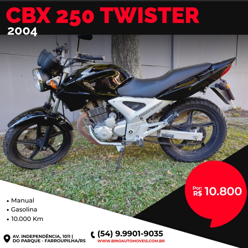 cbx 250 twister 2004 farroupilha