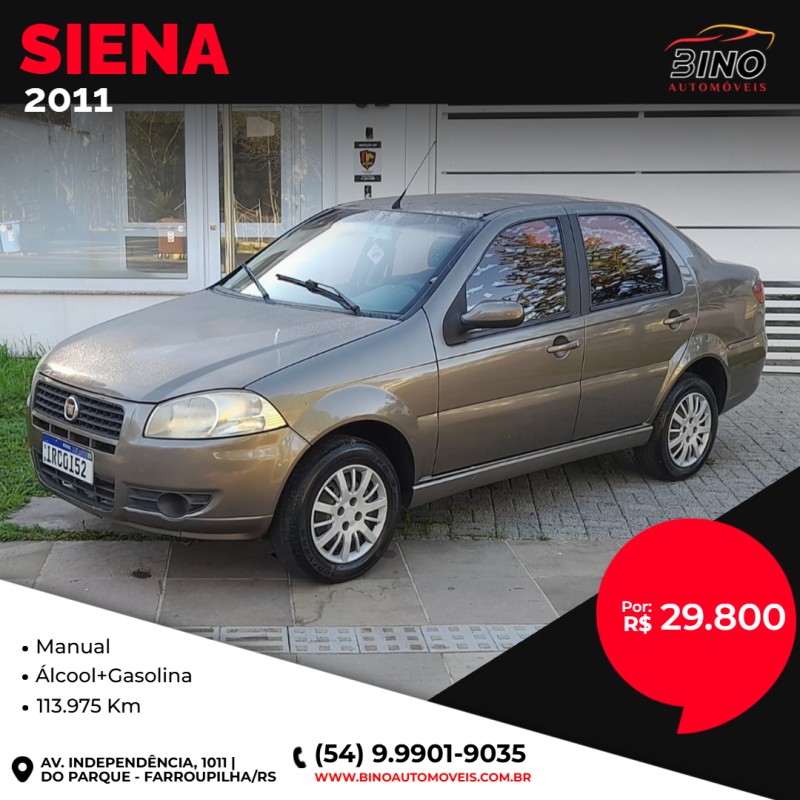 SIENA 1.0 MPI EL 8V FLEX 4P MANUAL