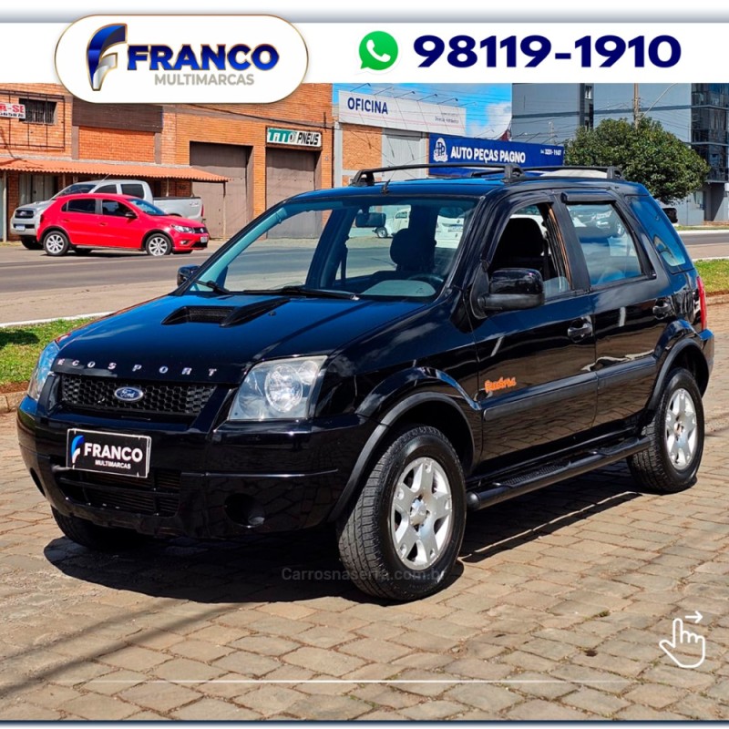 ECOSPORT 1.6 XL 8V FLEX 4P MANUAL - 2007 - VACARIA