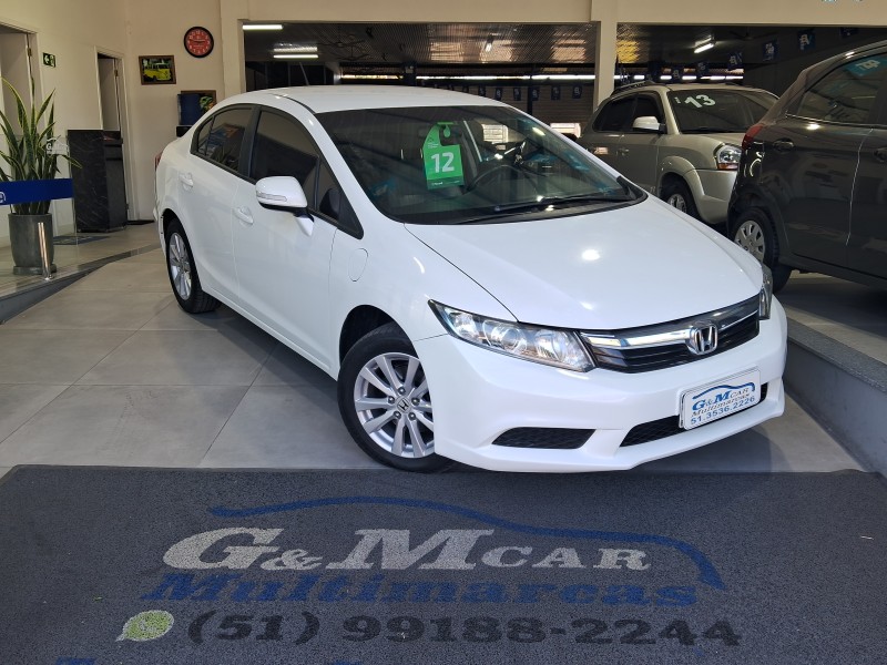 civic 1.8 lxl 16v flex 4p automatico 2012 sao sebastiao do cai