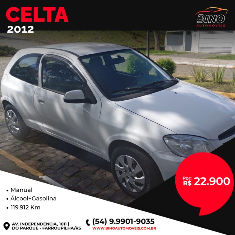 celta 1.0 mpfi ls 8v flex 2p manual 2012 farroupilha