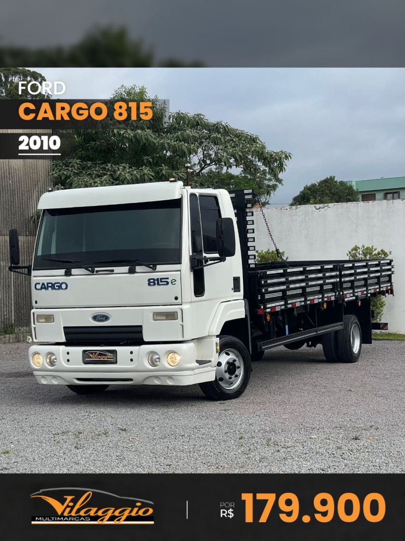 FORD - CARGO 815 - 2009/2010 - Branca - R$ 169.999,00