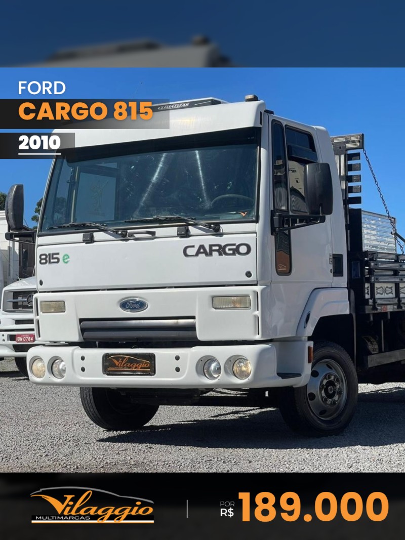 FORD - CARGO 815 - 2009/2010 - Branca - R$ 189.000,00
