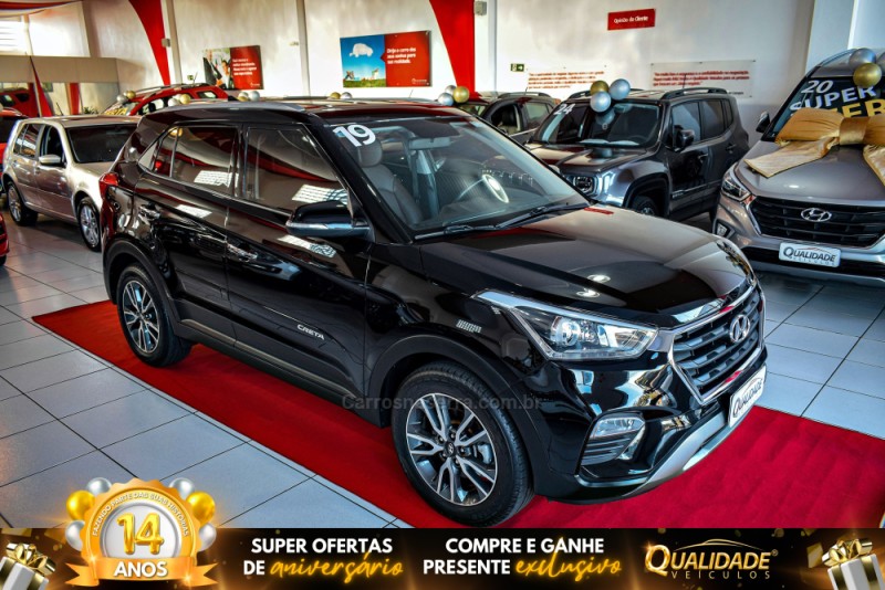 creta 2.0 16v flex prestige automatico 2019 santa cruz do sul