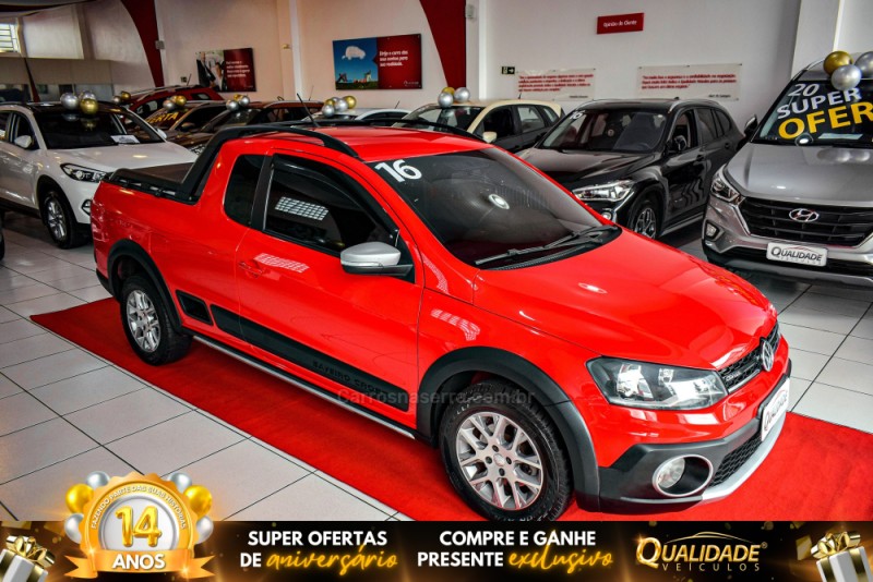 saveiro 1.6 cross ce 8v flex 2p manual 2016 santa cruz do sul
