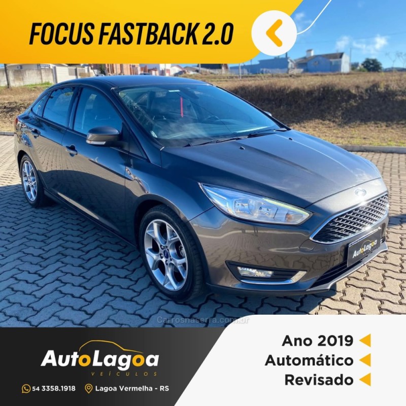 focus 2.0 se fastback 16v flex 4p automatico 2019 lagoa vermelha
