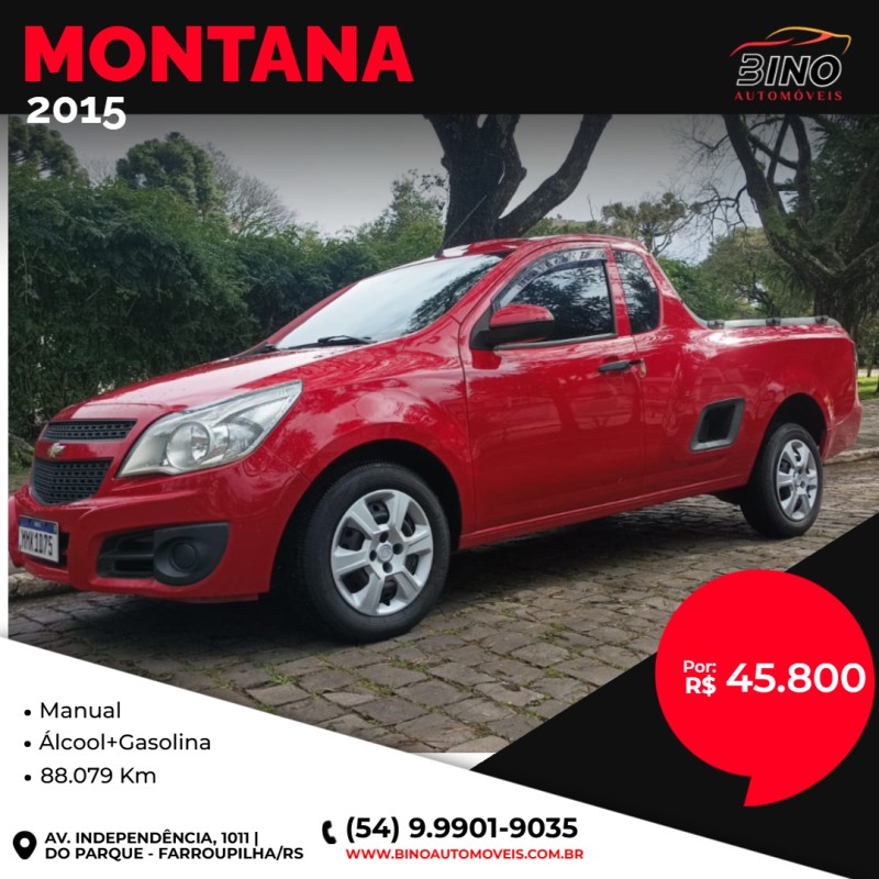 montana 1.4 mpfi ls cs 8v flex 2p manual 2015 farroupilha