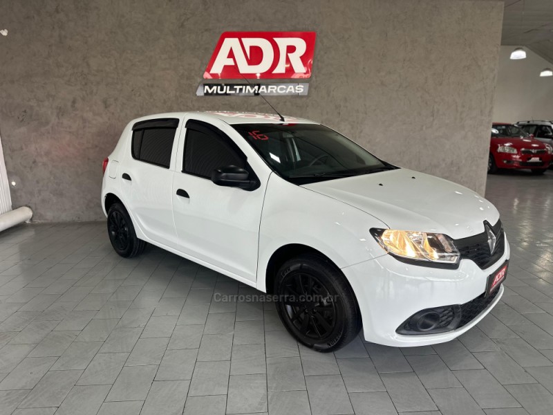 SANDERO 1.0 AUTHENTIQUE 16V FLEX 4P MANUAL - 2016 - CAXIAS DO SUL