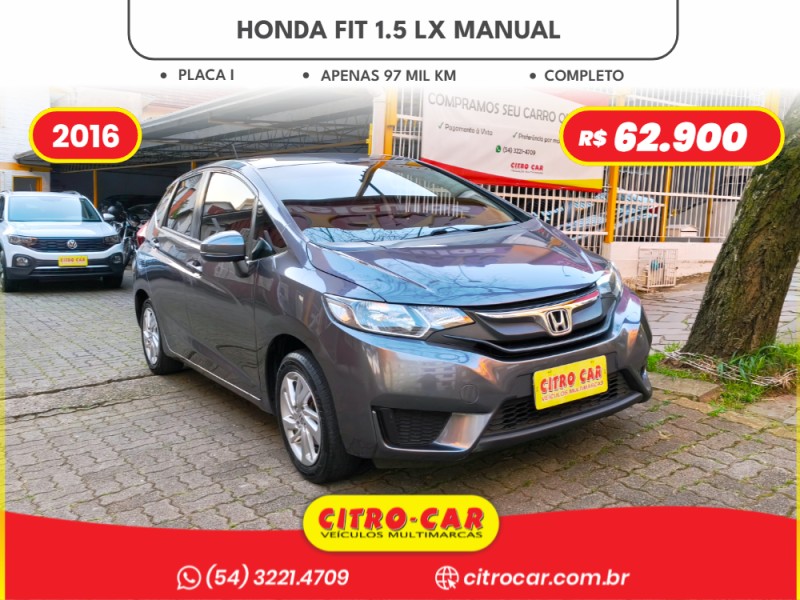 fit 1.5 lx 16v flex 4p manual 2016 caxias do sul