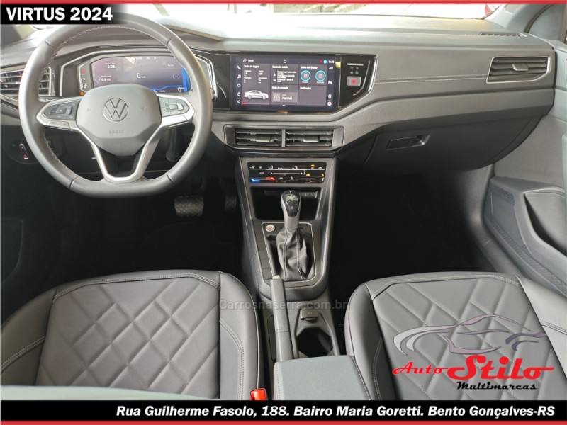 VIRTUS 1.4 250 TSI 16V EXCLUSIVE FLEX 4P AUTOMÁTICO - 2024 - BENTO GONçALVES