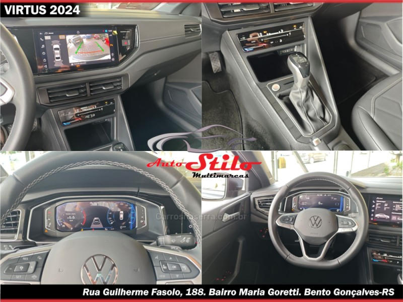 VIRTUS 1.4 250 TSI 16V EXCLUSIVE FLEX 4P AUTOMÁTICO - 2024 - BENTO GONçALVES