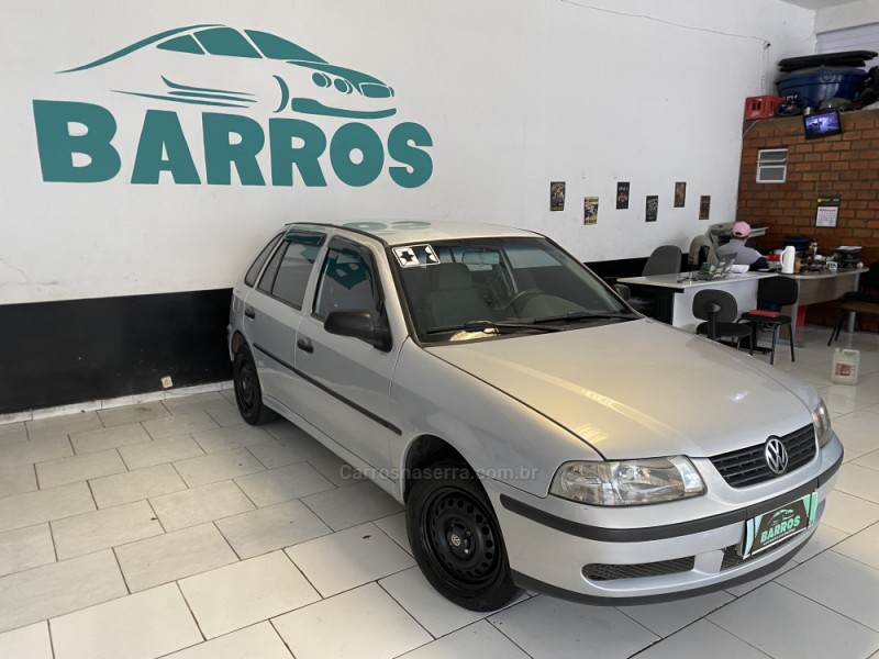 GOL 1.0 MI PLUS 16V GASOLINA 4P MANUAL - 2001 - CAXIAS DO SUL