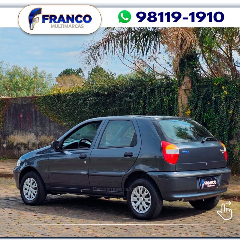 PALIO 1.0 MPI FIRE 8V GASOLINA 4P MANUAL - 2003 - VACARIA