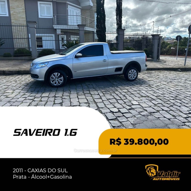 SAVEIRO 1.6 MI CE 8V FLEX 2P MANUAL G.V - 2011 - CAXIAS DO SUL