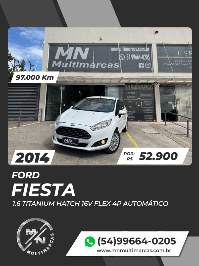 FIESTA 1.6 TITANIUM HATCH 16V FLEX 4P AUTOMÁTICO