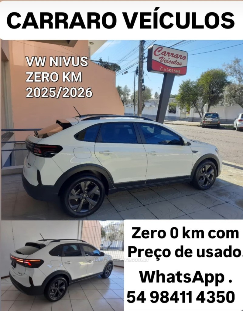 NIVUS 1.0 TSI COMFORTLINE PLAY & TECH FLEX 4P AUTOMÁTICO - 2026 - BENTO GONçALVES