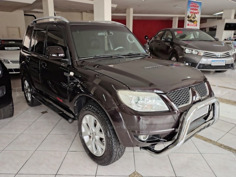pajero tr4 2.0 4x4 16v 140cv flex 4p automatico 2010 nova prata