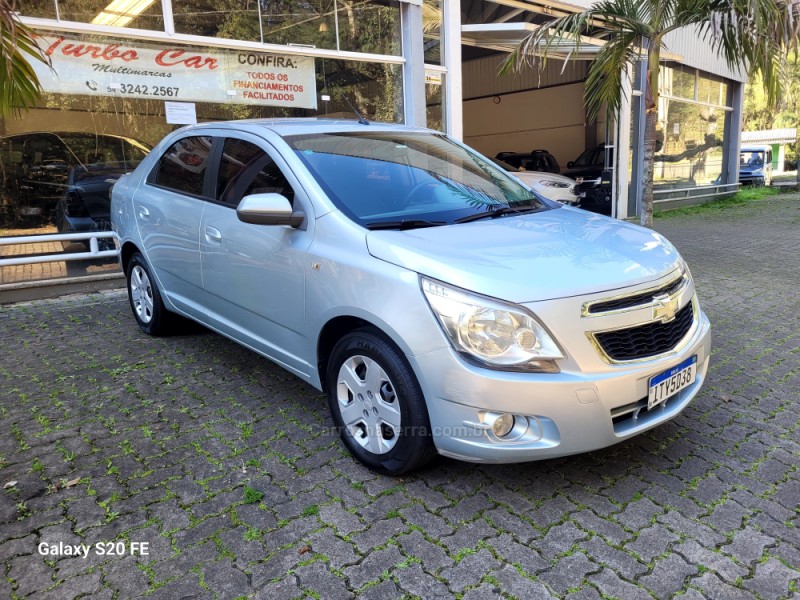 cobalt 1.8 sfi lt 8v flex 4p automatico 2013 nova prata