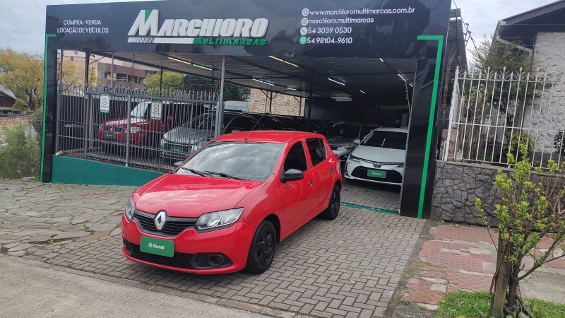 sandero 1.0 authentique 12v flex 4p manual 2018 caxias do sul