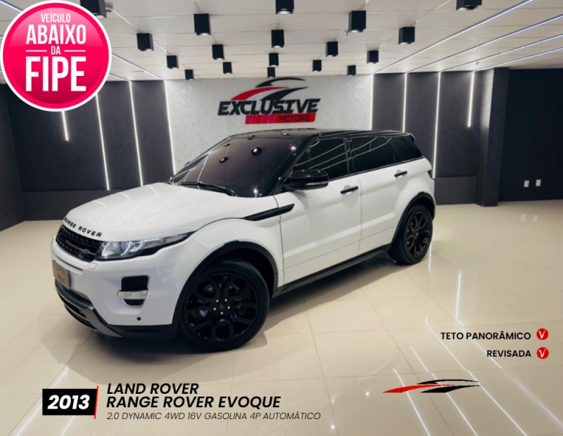range rover evoque 2.0 dynamic 4wd 16v gasolina 4p automatico 2013 caxias do sul