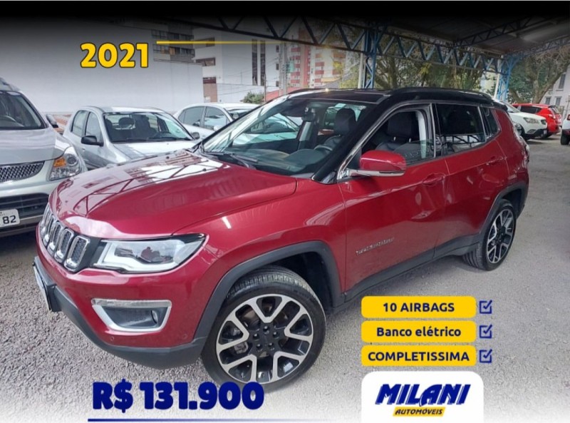 compass 2.0 16v diesel limited 4x4 automatico 2021 bento goncalves