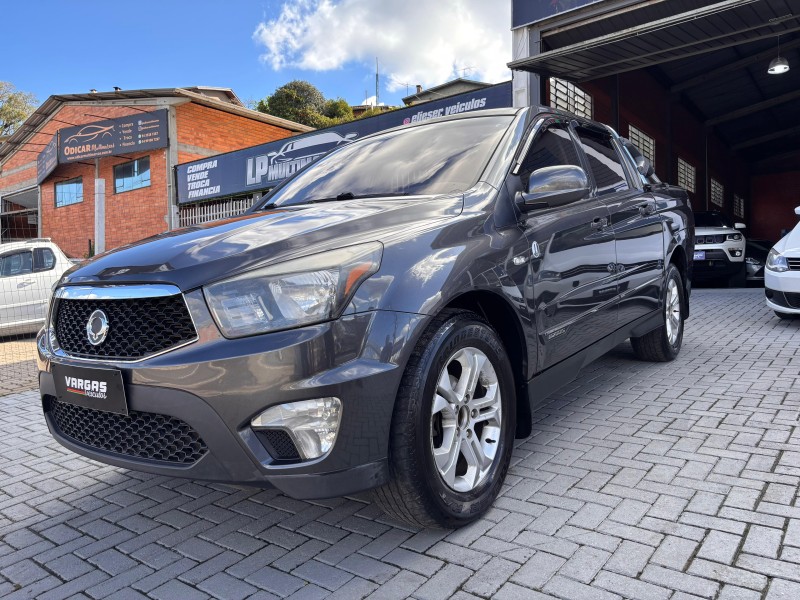 actyon sports 2.0 gls 4x4 cd 16v turbo intercooler diesel 4p automatico 2013 caxias do sul