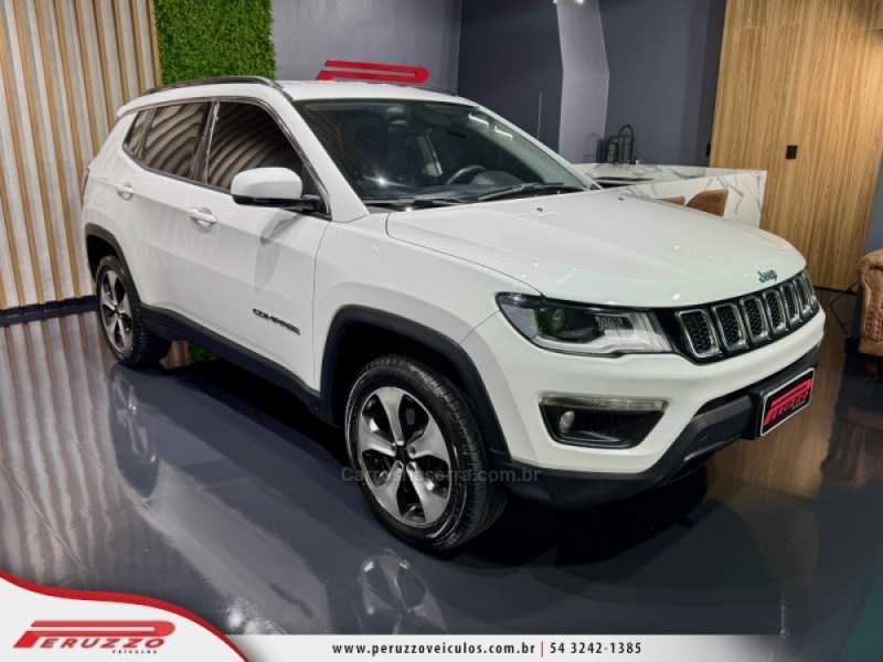 COMPASS 2.0 16V DIESEL LONGITUDE 4X4 AUTOMÁTICO - 2018 - NOVA PRATA