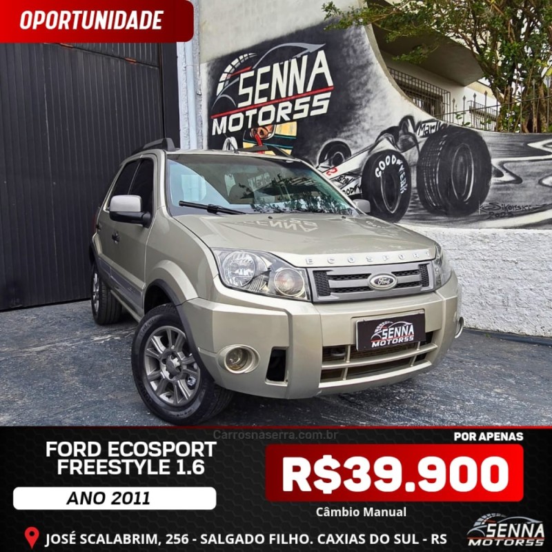 ecosport 1.6 freestyle 8v flex 4p manual 2011 caxias do sul