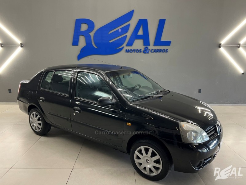 CLIO 1.6 EXPRESSION SEDAN 16V FLEX 4P MANUAL - 2008 - SAPIRANGA